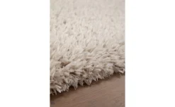Fuzzy tappeto in tessuto riciclato beige 60x120 cm