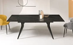 Galileo tavolo allungabile nero