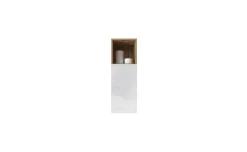 Garda pensile 1 vano giorno bianco/rovere wotan L30 cm