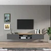 Garda porta tv antracite/rovere wotan L210 cm