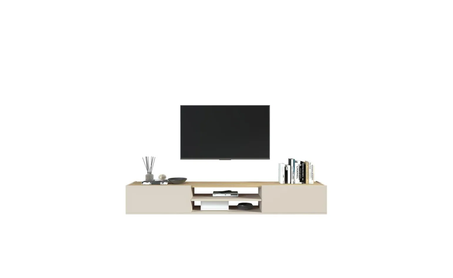 Garda porta tv rovere chopin/cachemire L210 cm