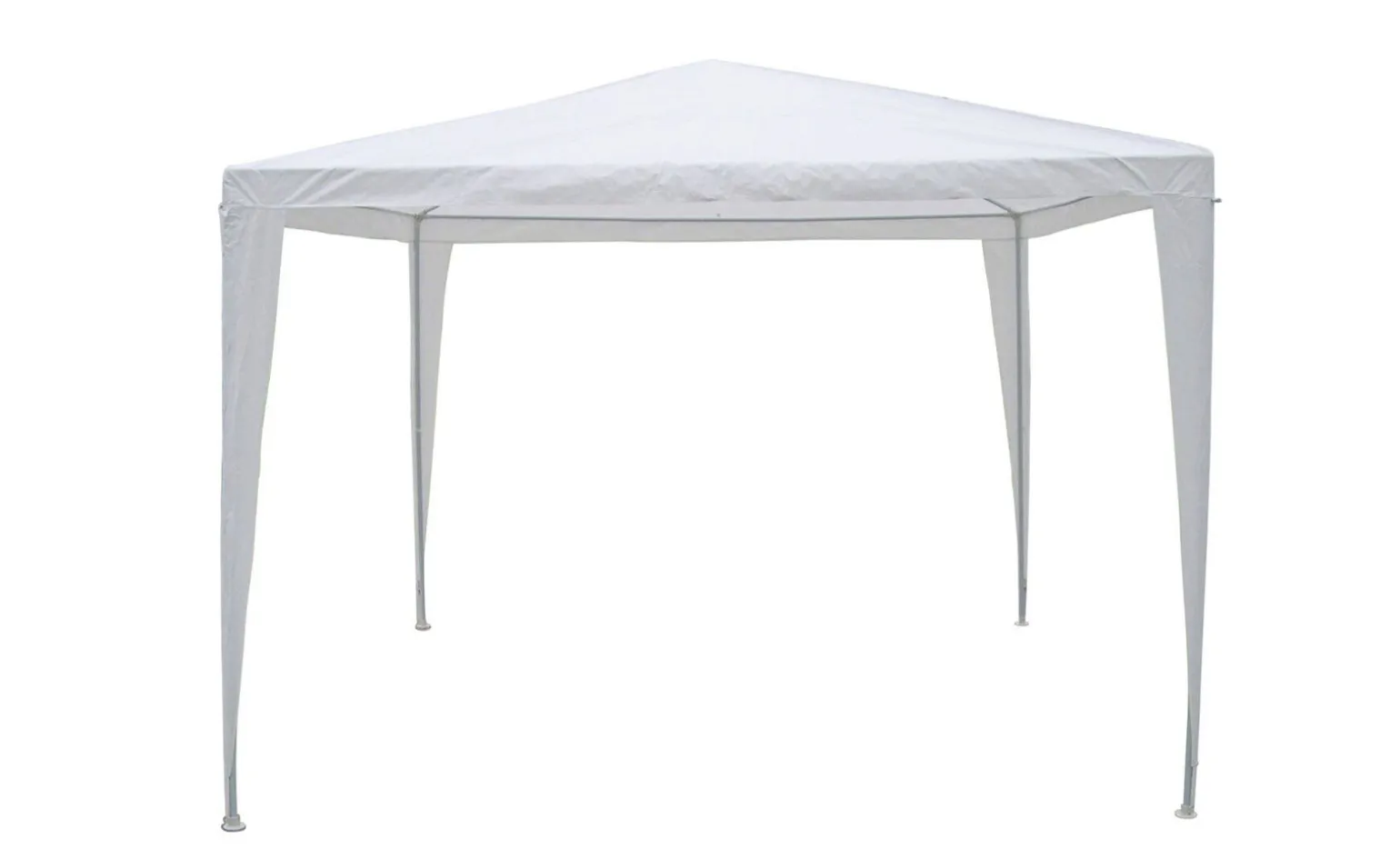 Gazebo a scatto in poliestere colore bianco 300x300 cm