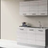 Gilda cucina 150 cm colore frassino ghiaccio