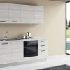 Gilda cucina 195 cm colore frassino ghiaccio