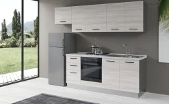 Gilda cucina 255 cm colore frassino ghiaccio
