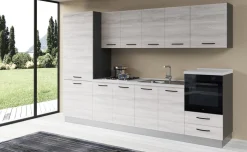 Gilda cucina 315 cm colore frassino ghiaccio