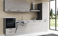 Gilda 2.0 cucina 330 cm colore frassino ghiaccio