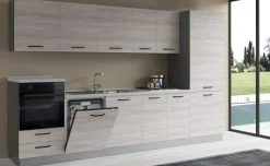 Gilda cucina 345 cm colore frassino ghiaccio