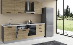 Gilda 2.0 cucina 300 cm colore rovere cadiz