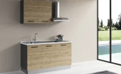 Gilda 2.0 cucina 150 cm colore rovere cadiz