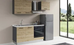 Gilda 2.0 cucina 210 cm colore rovere cadiz