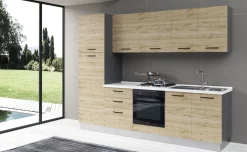 Gilda cucina 270 cm colore rovere cadiz