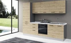 Gilda cucina 270 cm colore rovere cadiz