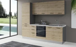 Gilda cucina 255 cm colore rovere cadiz
