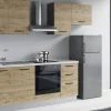 Gilda 2.0 cucina 255 cm colore rovere cadiz