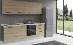 Gilda cucina 300 cm colore rovere cadiz