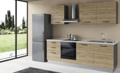 Gilda 2.0 cucina 300 cm colore rovere cadiz