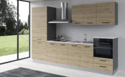 Gilda 2.0 cucina 315 cm colore rovere cadiz