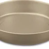 Gold Elegance tortiera liscia in acciaio Ø28 cm