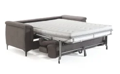 Gresia divano letto 3 posti in tessuto antracite