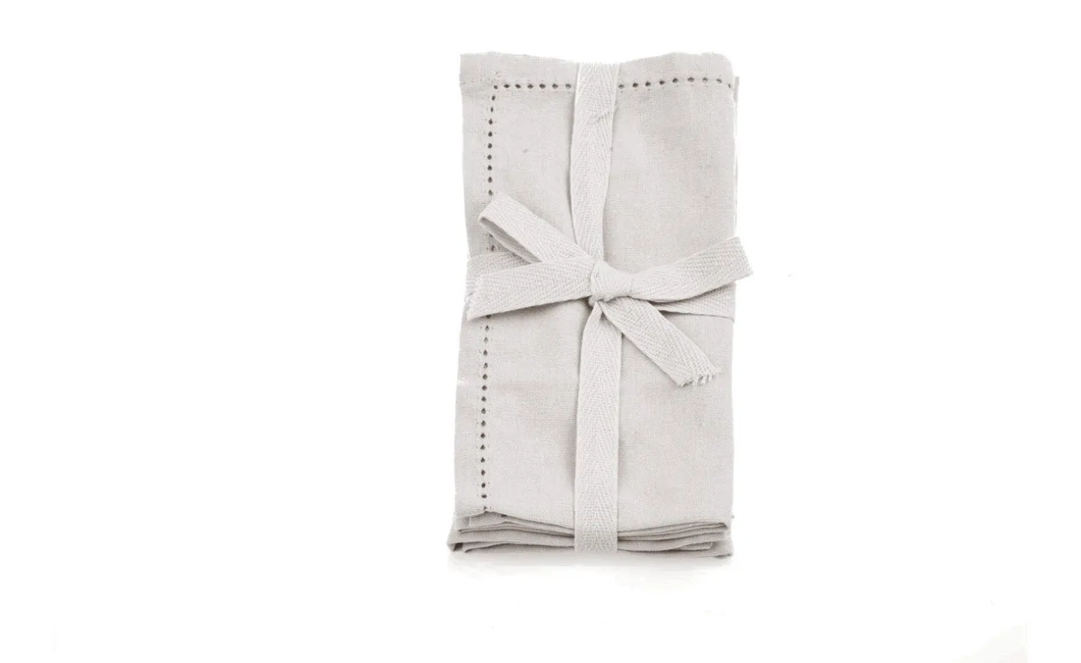 Greta set 2 tovaglioli grigio perla