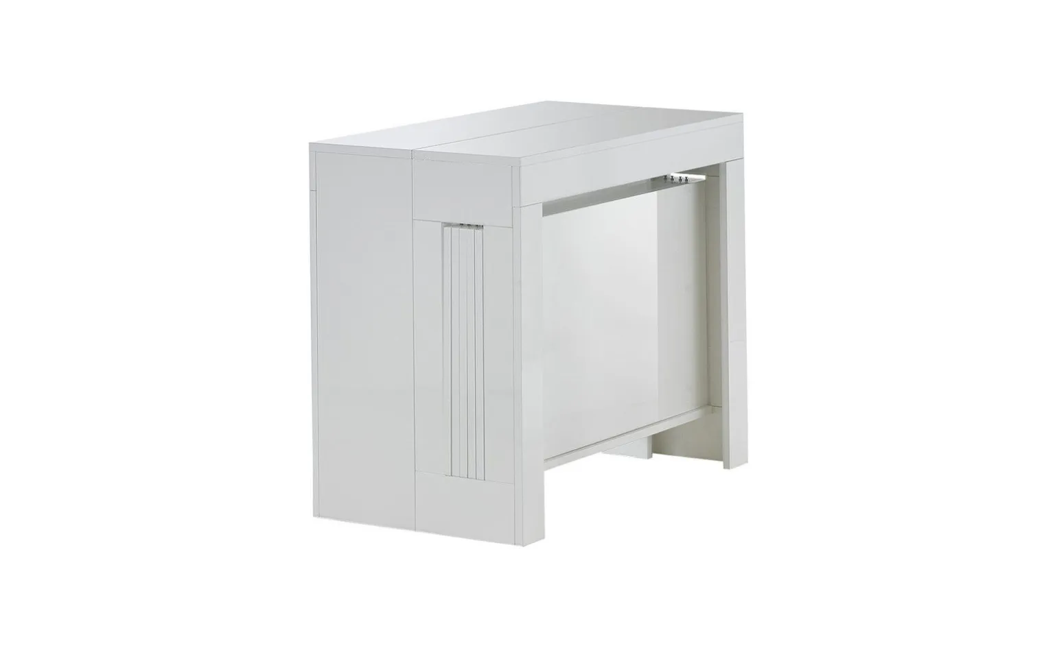 Handy consolle allungabile bianco lucido
