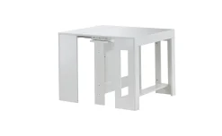 Handy consolle allungabile bianco lucido
