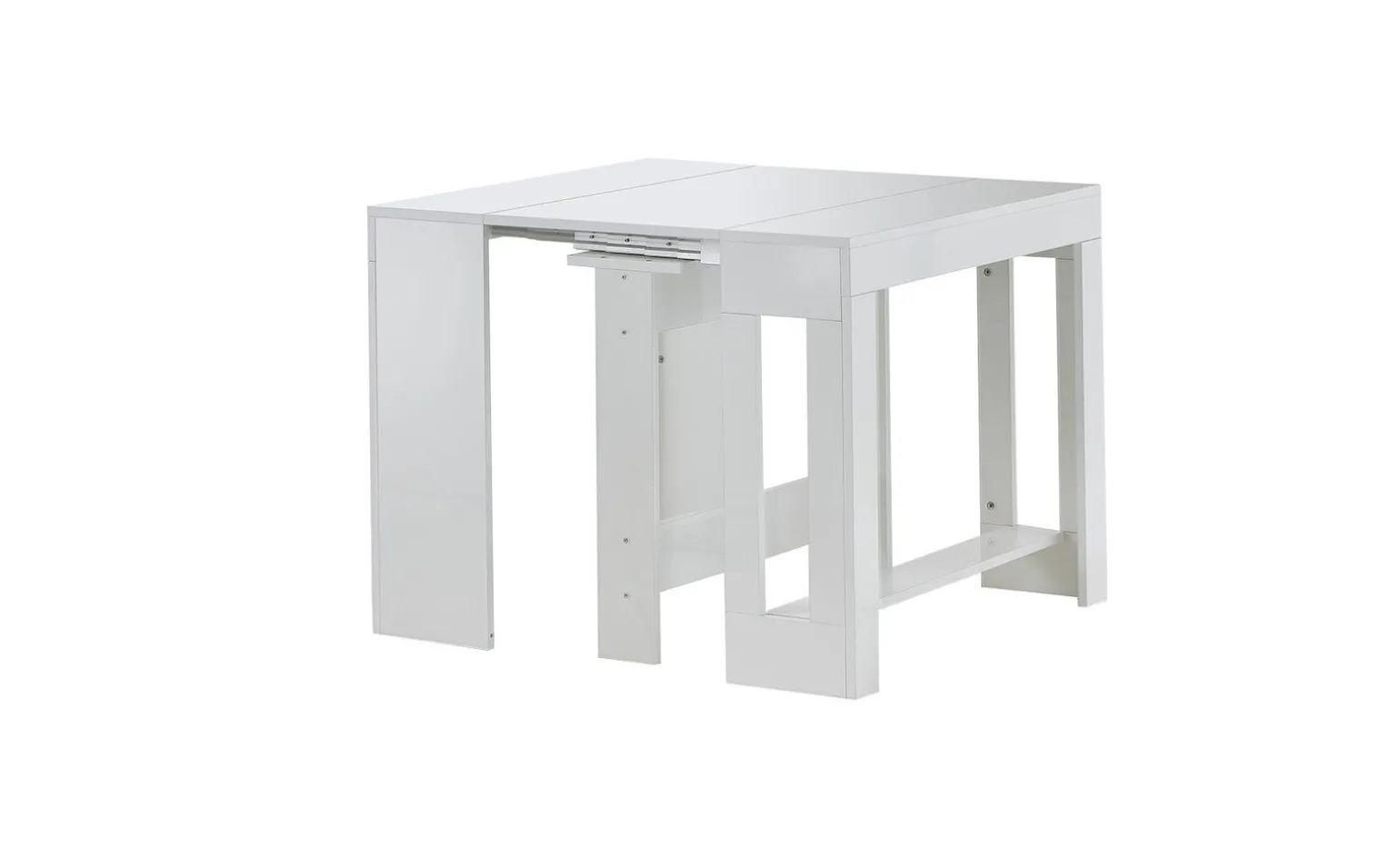 Handy consolle allungabile bianco lucido