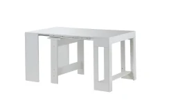 Handy consolle allungabile bianco lucido