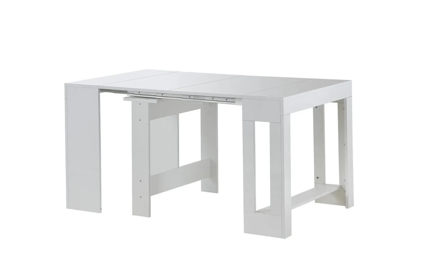 Handy consolle allungabile bianco lucido