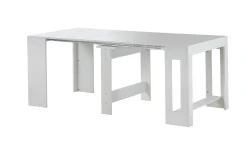 Handy consolle allungabile bianco lucido