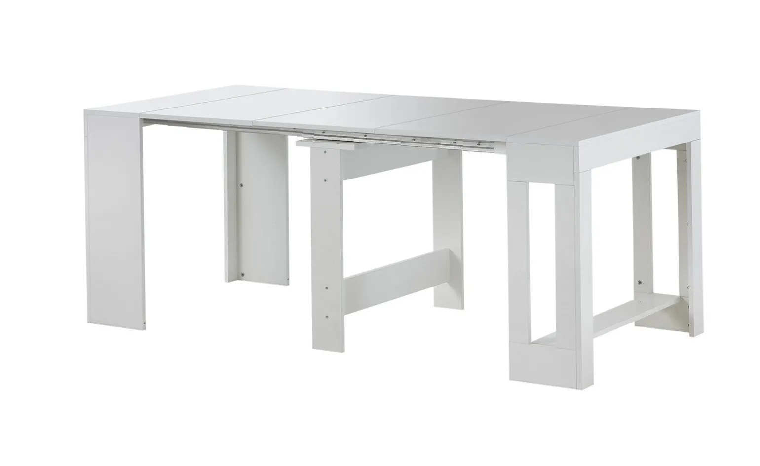 Handy consolle allungabile bianco lucido