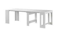 Handy consolle allungabile bianco lucido