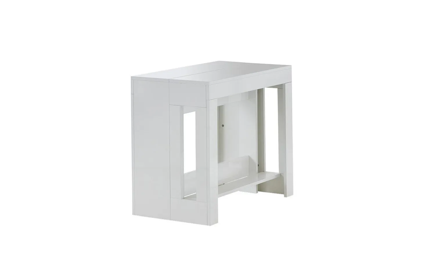 Handy consolle allungabile bianco lucido