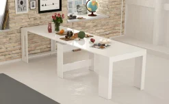Handy consolle allungabile bianco lucido