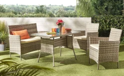 Havanas set in rattan grigio