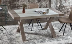 Havana tavolo allungabile quercia e rovere sbiancato