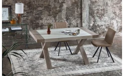 Havana tavolo allungabile quercia e rovere sbiancato