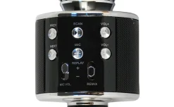 Hollywood microfono wireless per karaoke, nero