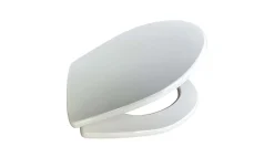 Idrak Colibrì sedile copriwater universale in MDF, bianco