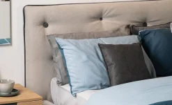 Ilenia letto matrimoniale contenitore grigio