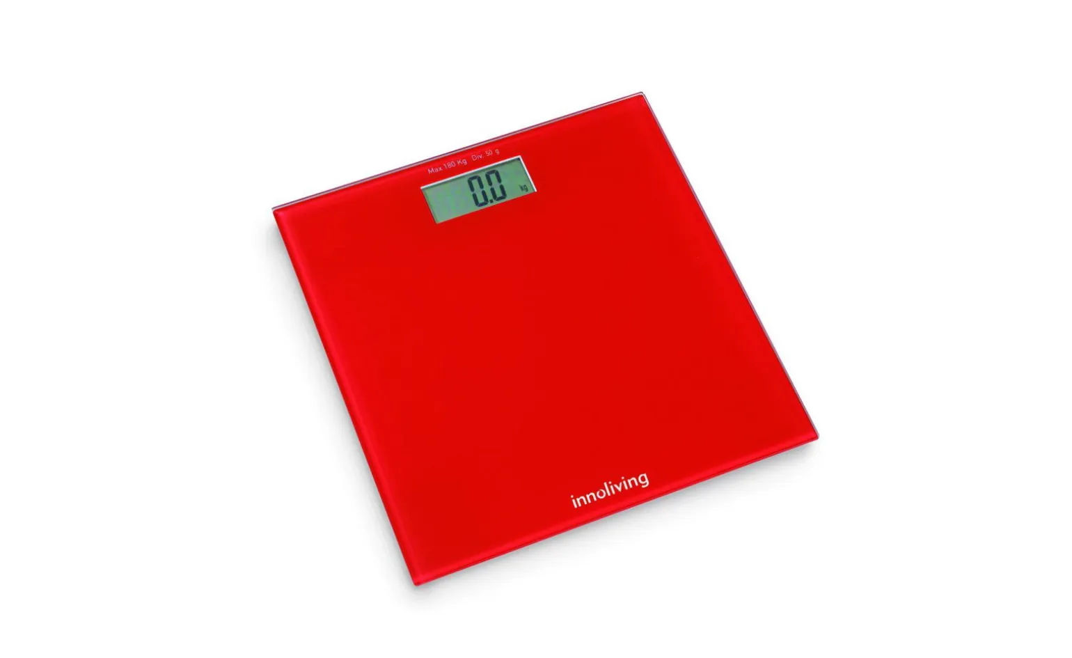Inn-107RBilancia Digitale Pesapersone Ultraslim Rossa