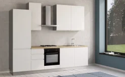 Iris cucina 285 cm colore bianco opaco