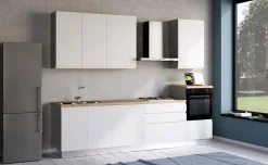 Iris cucina 300 cm colore bianco opaco