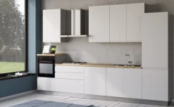 Iris cucina 360 cm colore bianco opaco