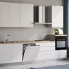 Iris cucina 360 cm colore bianco opaco con lavastoviglie