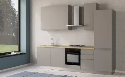 Iris cucina 285 cm colore grigio chiaro