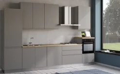 Iris cucina 360 cm colore grigio chiaro