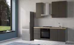 Iris cucina 195 cm colore grigio scuro