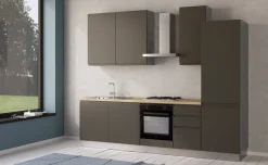 Iris cucina 285 cm colore grigio scuro